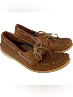 Sperry Men's Tan Leather Classic Boat Shoes